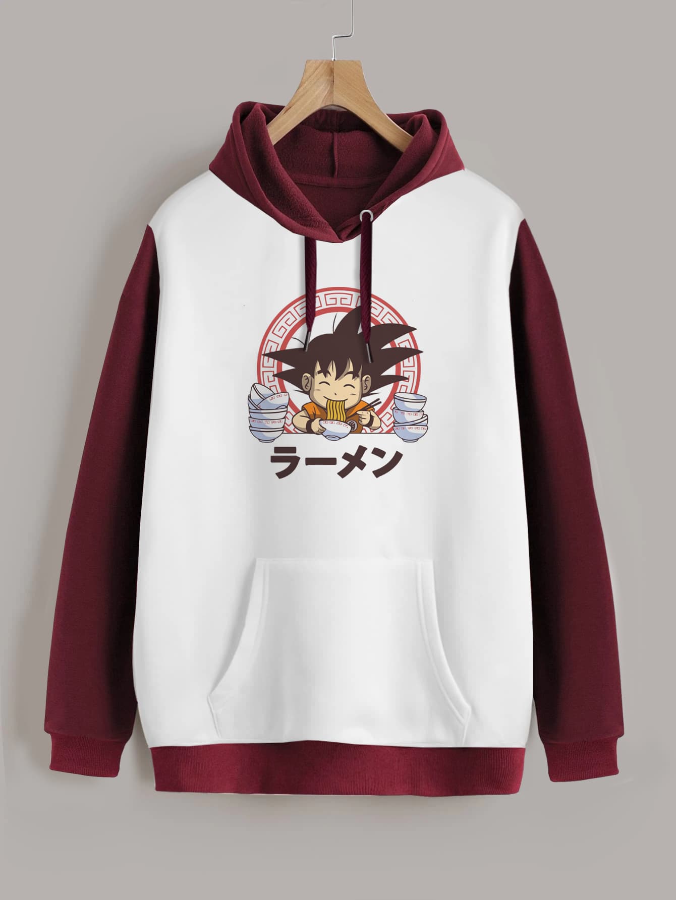 Buzo ancho hoodie Goku Ramen