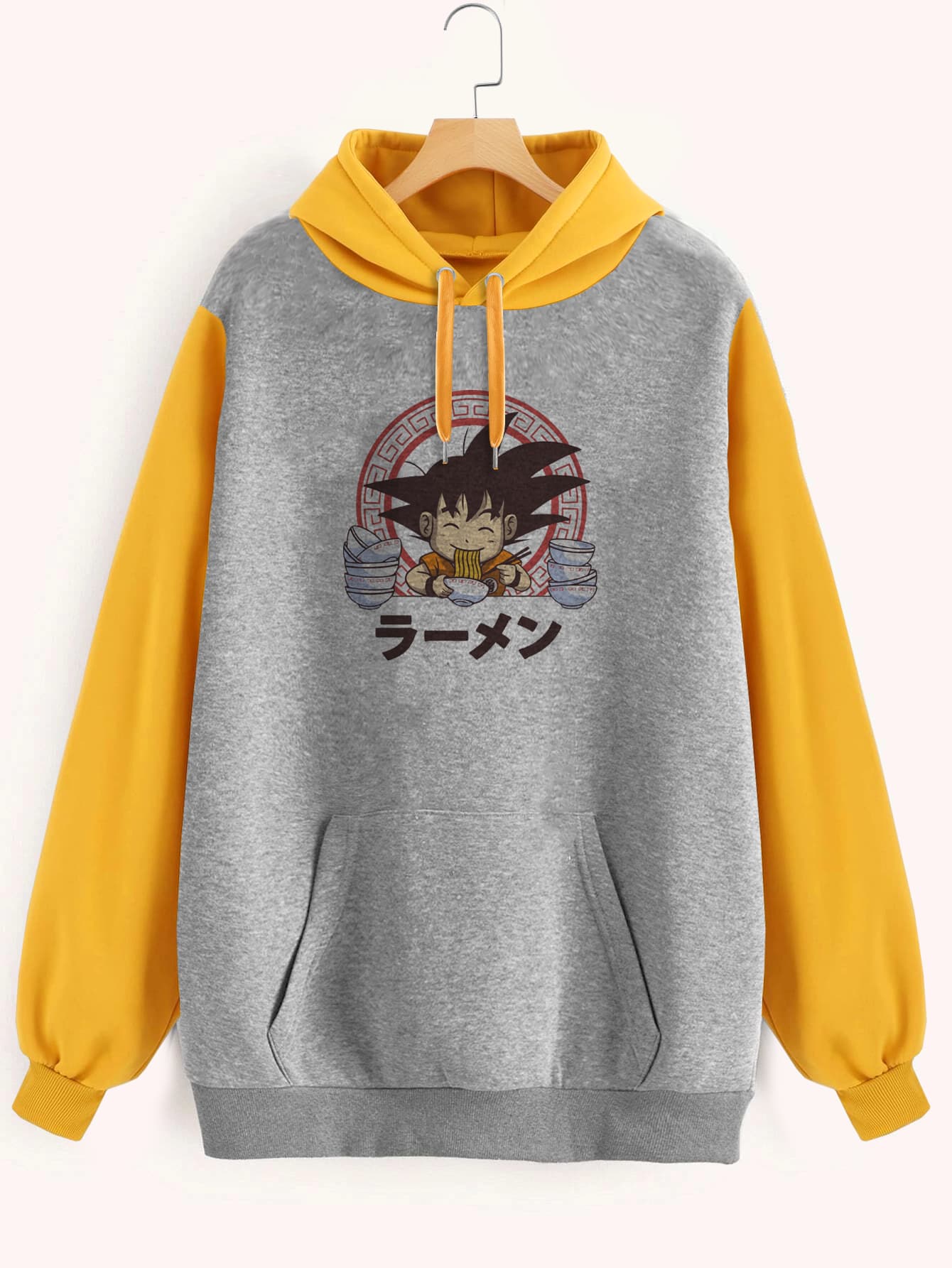 Buzo ancho hoodie Goku Ramen