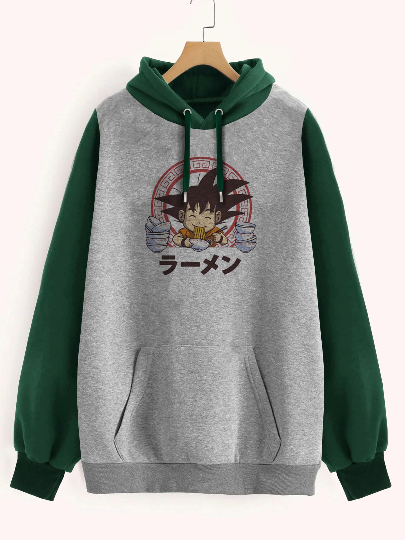 Buzo ancho hoodie Goku Ramen