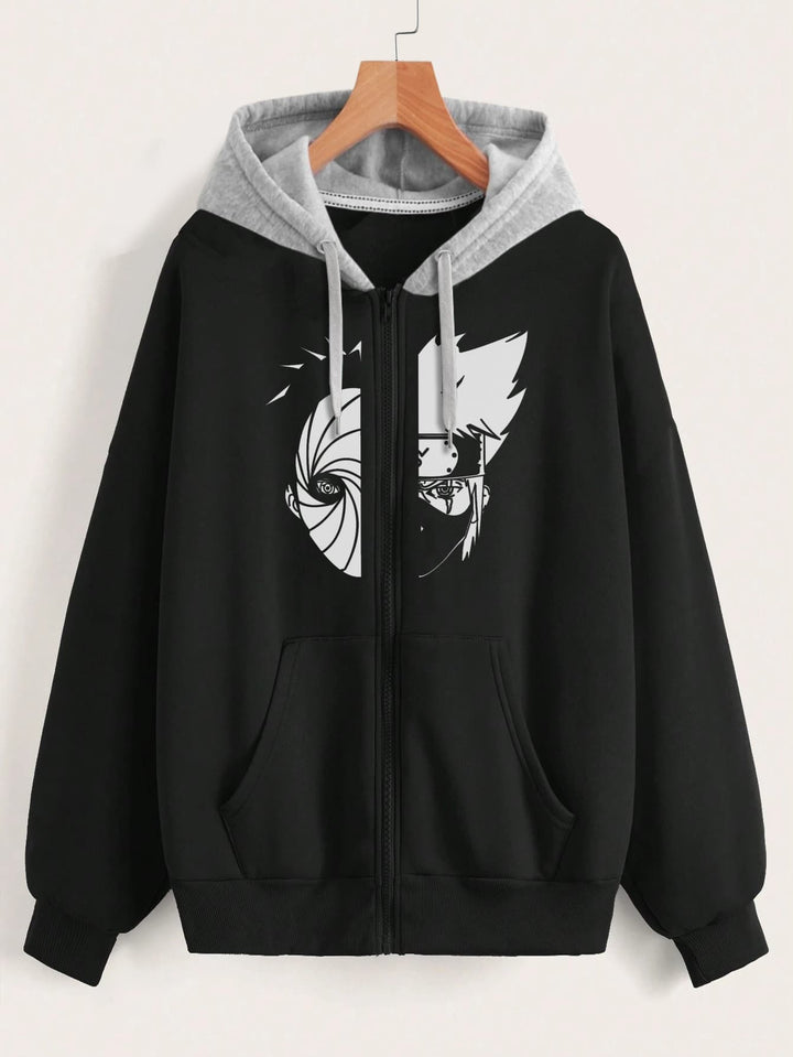 Buzo cremallera Obito Kakashi