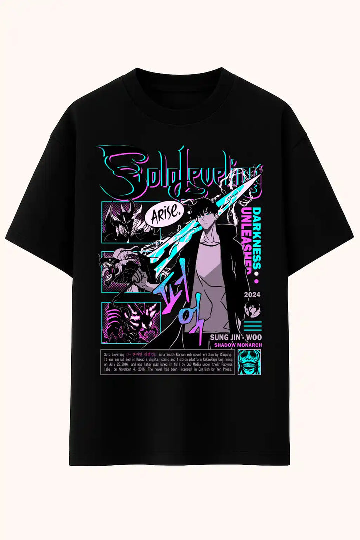 Camiseta solo leveling
