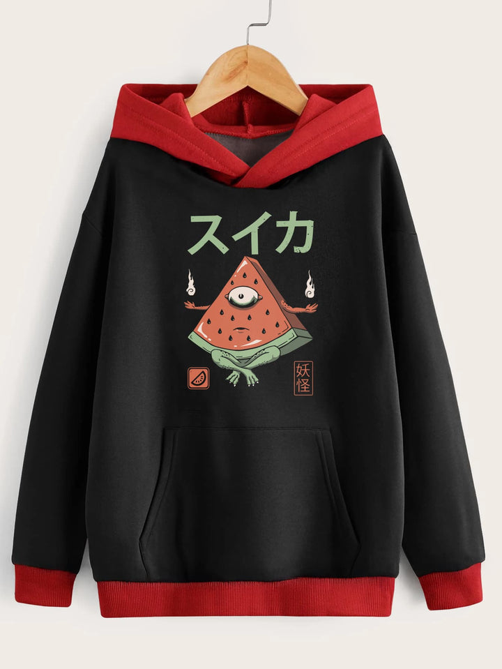 Buzo capucha Yokai Watermelon