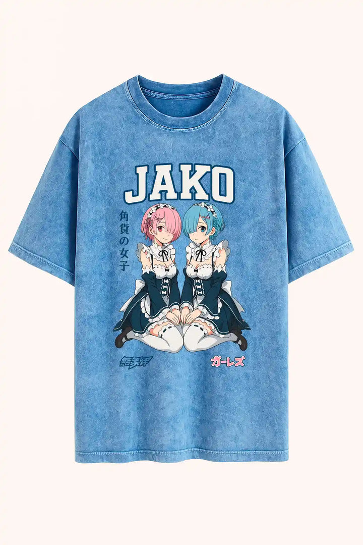 Camiseta acid wash jako maids