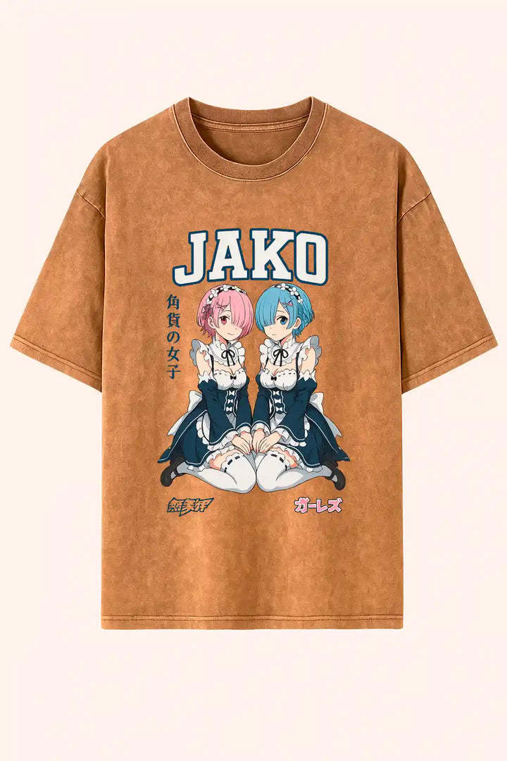 Camiseta acid wash jako maids