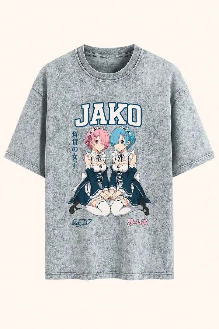 Camiseta acid wash jako maids