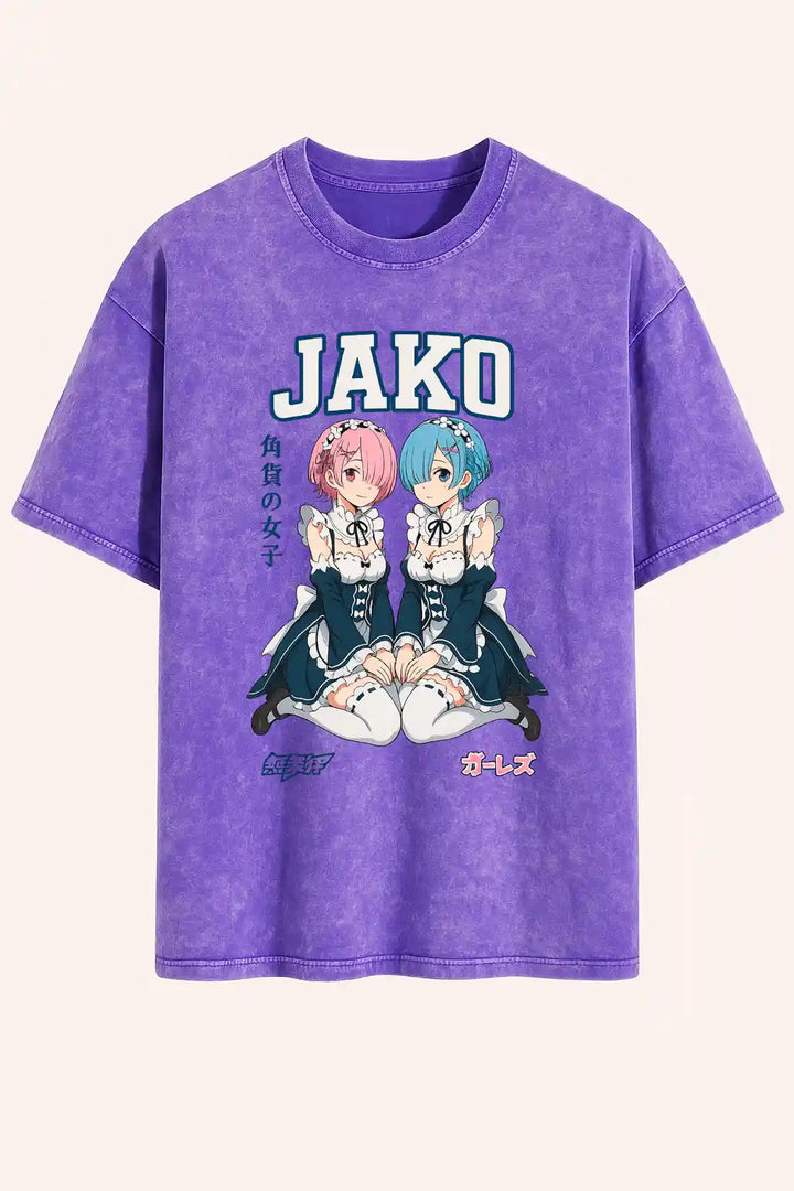 Camiseta acid wash jako maids