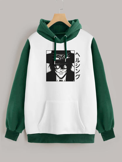 Buzo ancho hoodie Hellsing Alucard