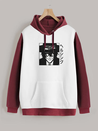 Buzo ancho hoodie Hellsing Alucard