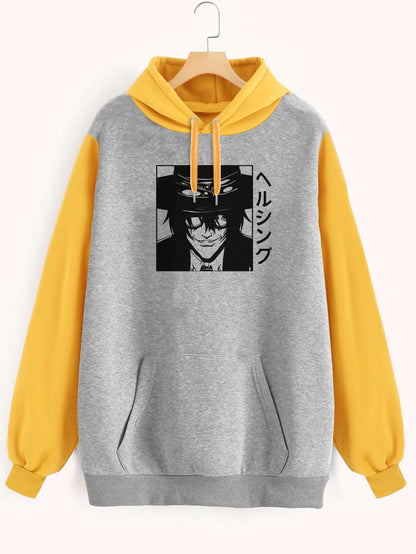 Buzo ancho hoodie Hellsing Alucard