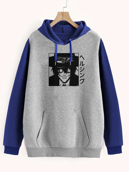 Buzo ancho hoodie Hellsing Alucard