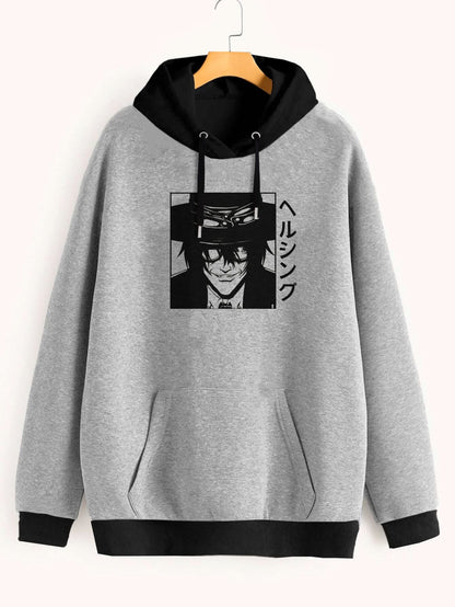 Buzo ancho hoodie Hellsing Alucard