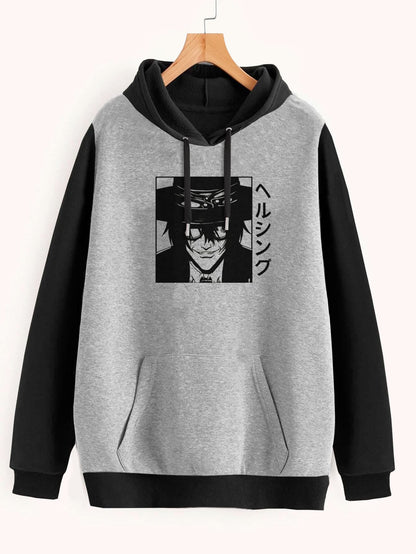 Buzo ancho hoodie Hellsing Alucard