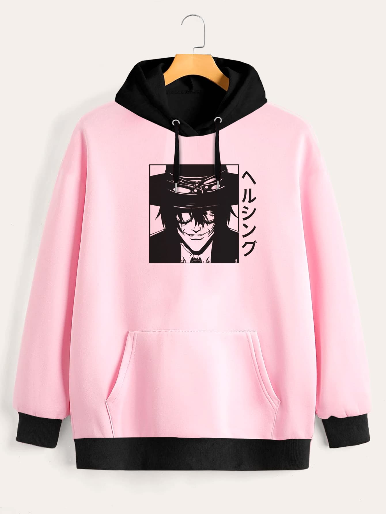 Buzo ancho hoodie Hellsing Alucard
