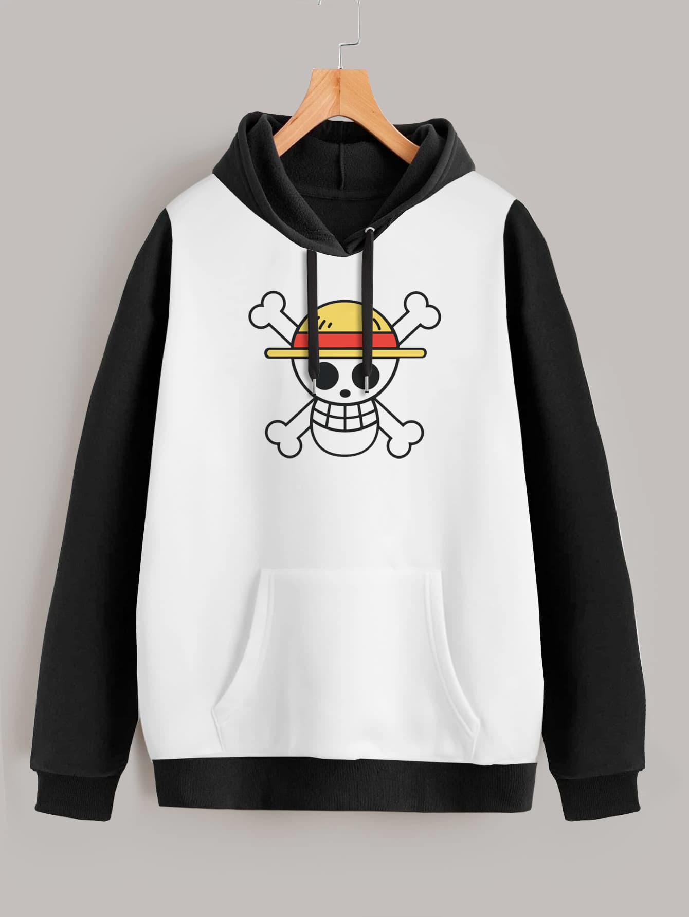 Buzo ancho hoodie One Piece