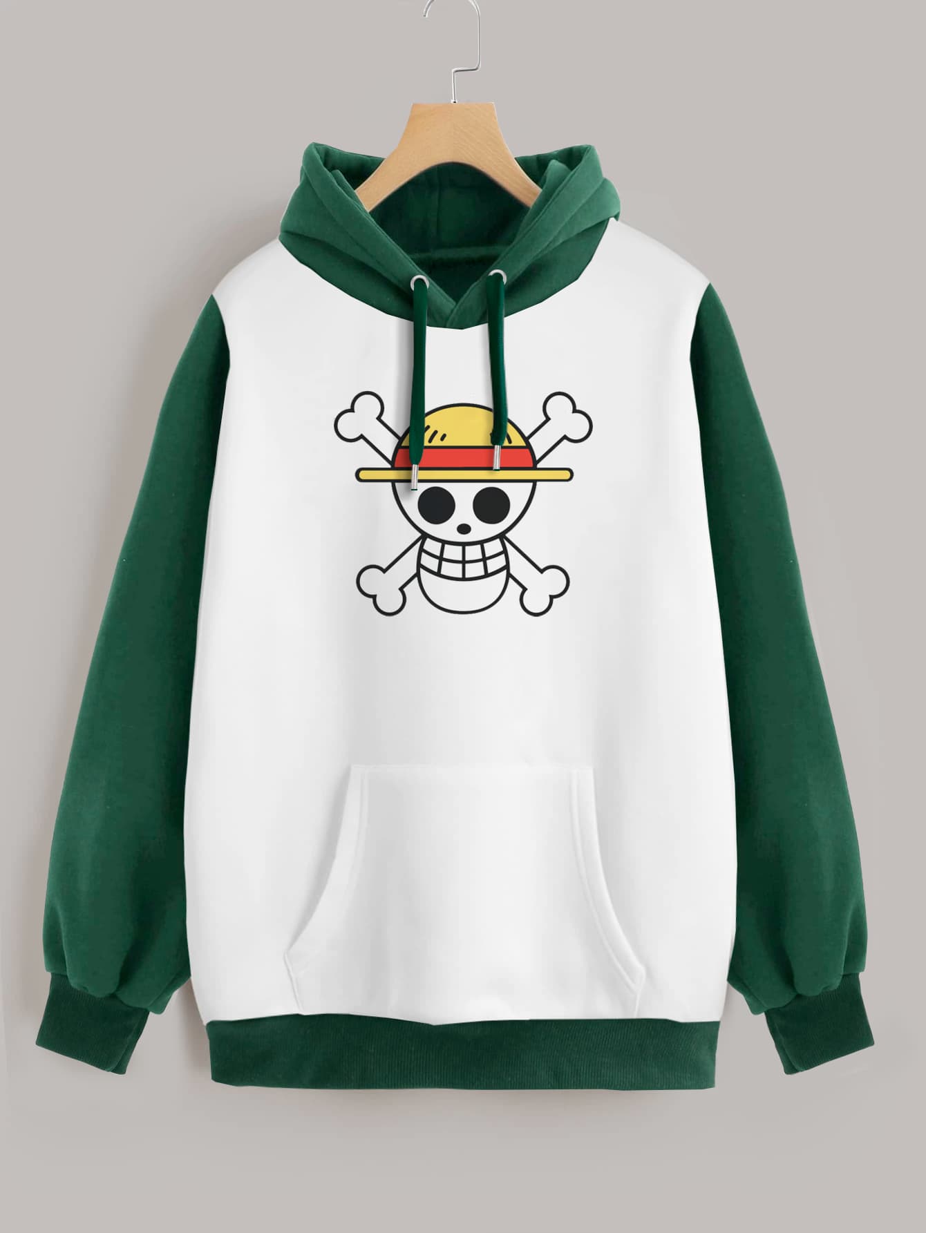 Buzo ancho hoodie One Piece