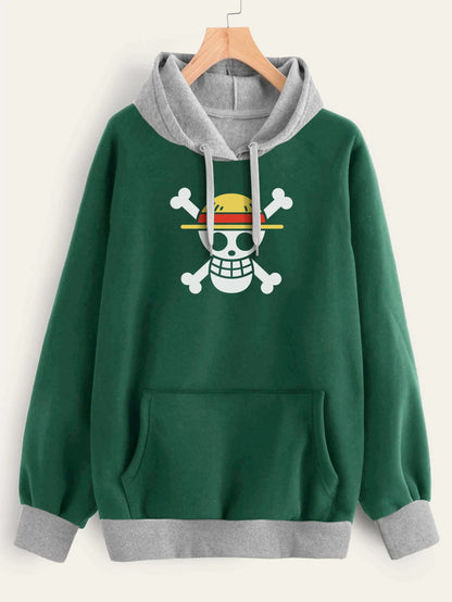 Buzo ancho hoodie One Piece