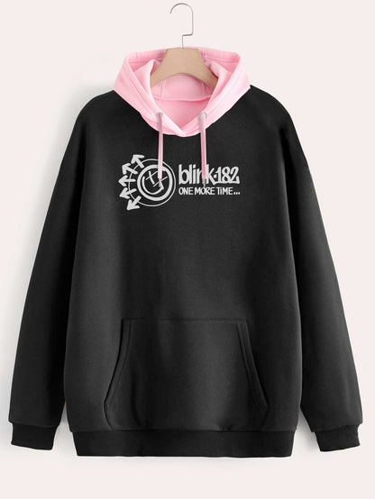 Buzo ancho hoodie Blink-182 One More Time
