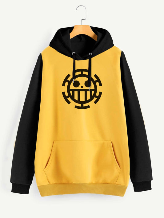 Buzo ancho hoodie Trafalgar Law Logo
