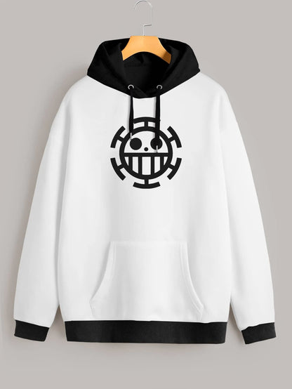 Buzo ancho hoodie Trafalgar Law Logo
