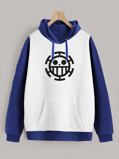 Buzo ancho hoodie Trafalgar Law Logo