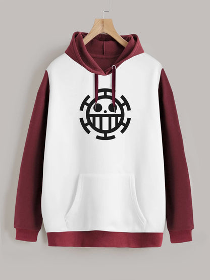 Buzo ancho hoodie Trafalgar Law Logo