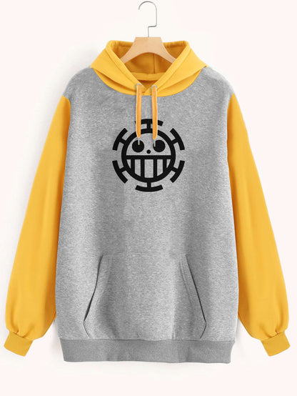 Buzo ancho hoodie Trafalgar Law Logo