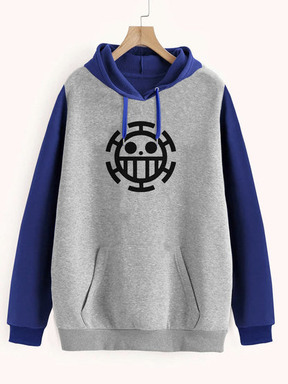 Buzo ancho hoodie Trafalgar Law Logo