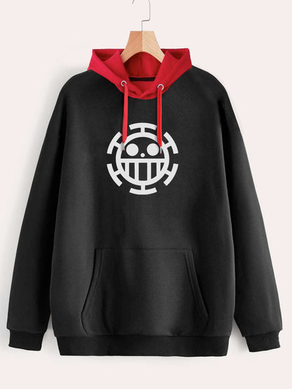 Buzo ancho hoodie Trafalgar Law Logo