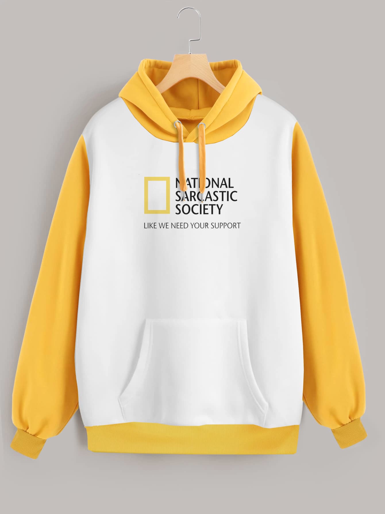 Buzo ancho hoodie National Sarcastic Society