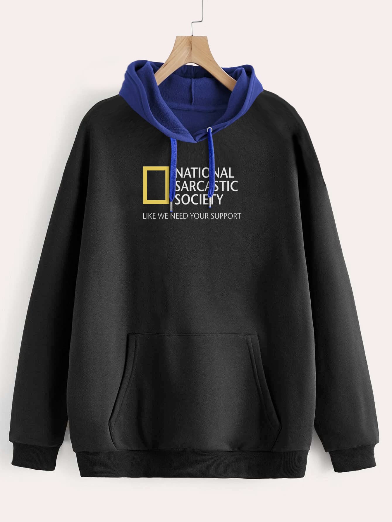 Buzo ancho hoodie National Sarcastic Society