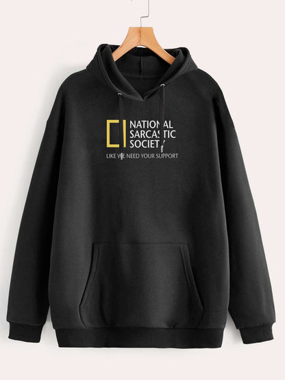 Buzo ancho hoodie National Sarcastic Society