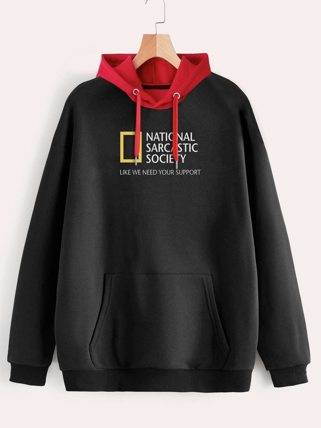 Buzo ancho hoodie National Sarcastic Society