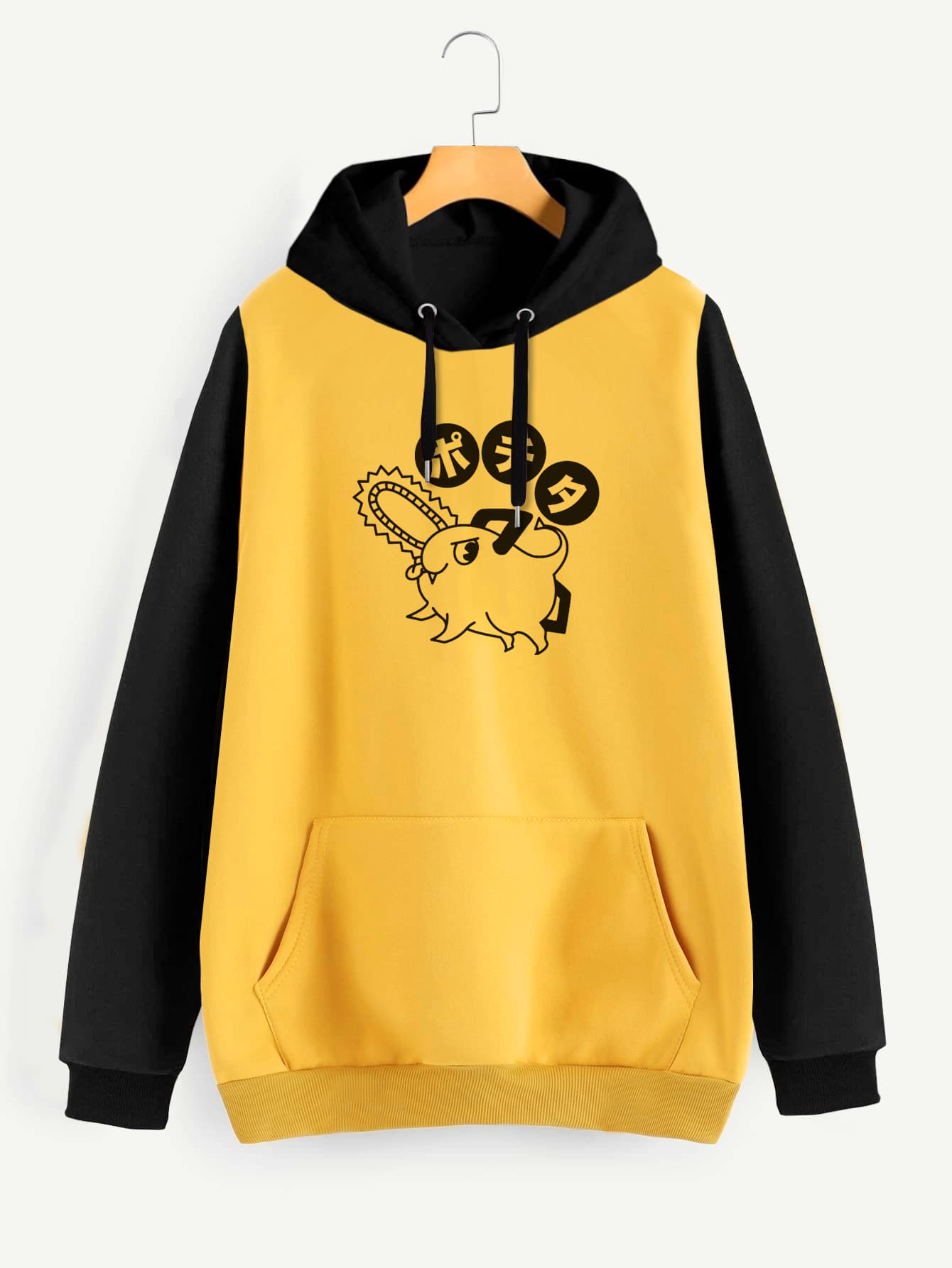 Buzo ancho hoodie Pochita