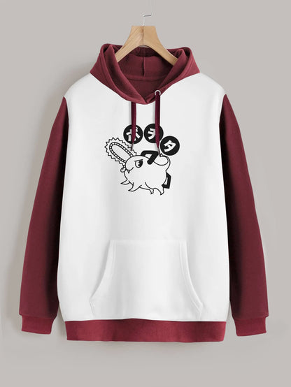 Buzo ancho hoodie Pochita