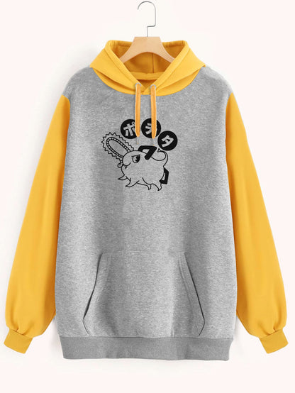 Buzo ancho hoodie Pochita