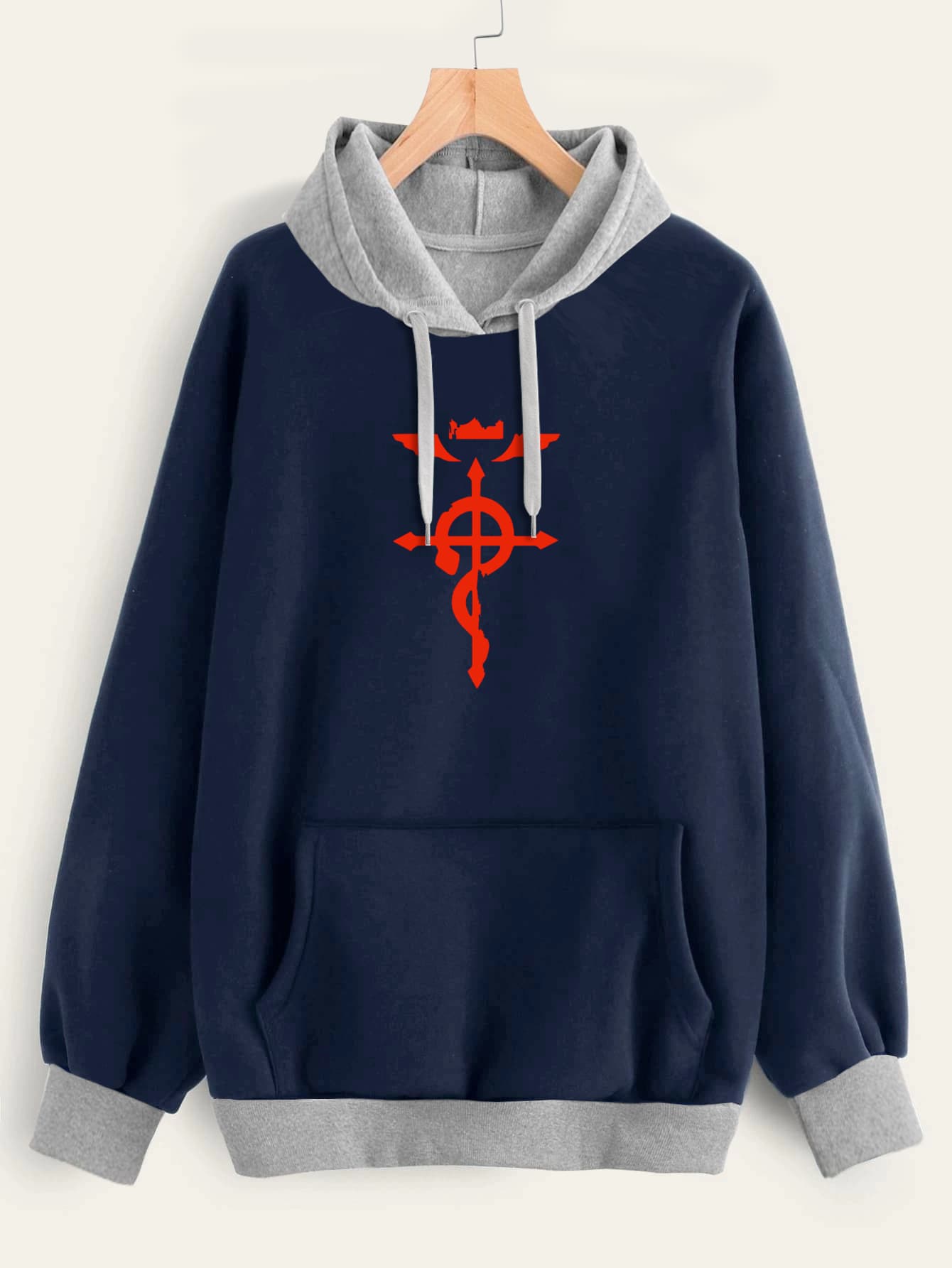 Buzo ancho hoodie Flamel Fullmetal Alchemist