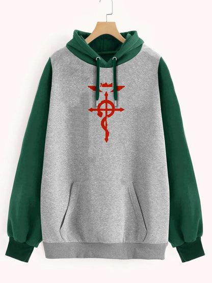 Buzo ancho hoodie Flamel Fullmetal Alchemist