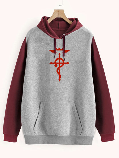 Buzo ancho hoodie Flamel Fullmetal Alchemist