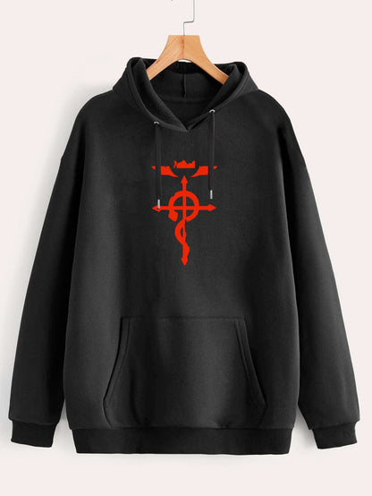 Buzo ancho hoodie Flamel Fullmetal Alchemist