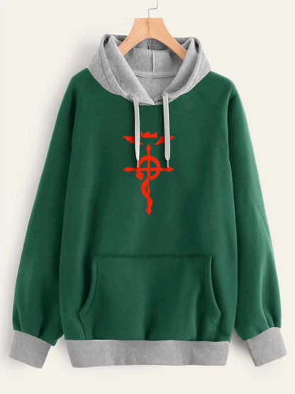 Buzo ancho hoodie Flamel Fullmetal Alchemist