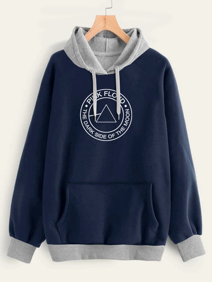 Buzo ancho hoodie Pink Floyd