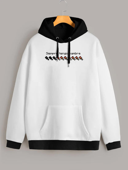 Buzo ancho hoodie Hambre Minecraft