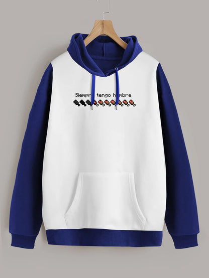 Buzo ancho hoodie Hambre Minecraft