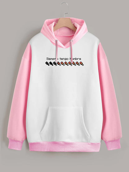 Buzo ancho hoodie Hambre Minecraft