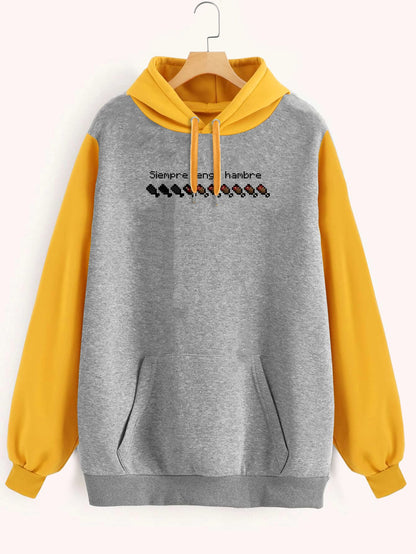Buzo ancho hoodie Hambre Minecraft