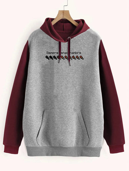 Buzo ancho hoodie Hambre Minecraft