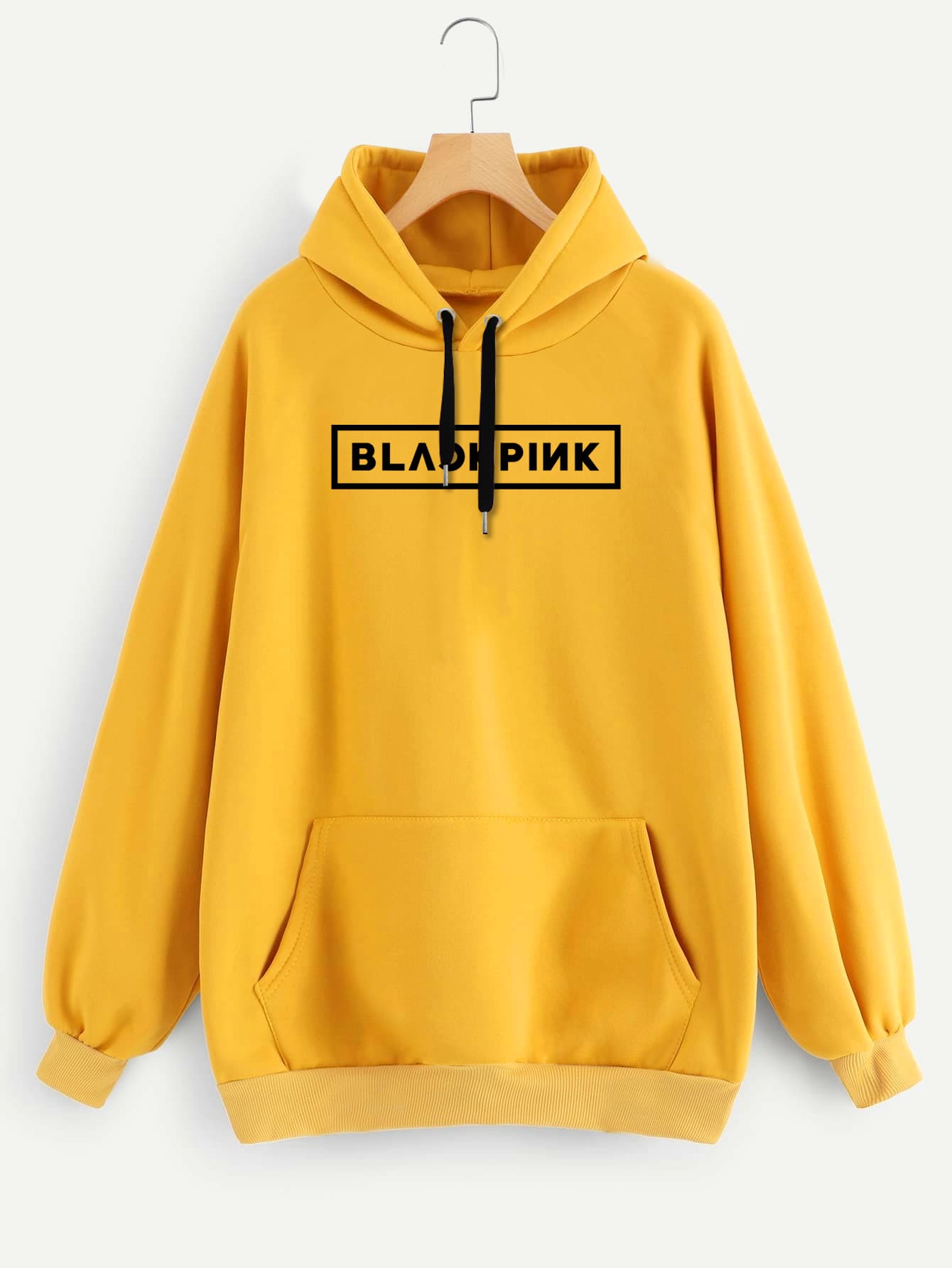Buzo ancho hoodie Blackpink