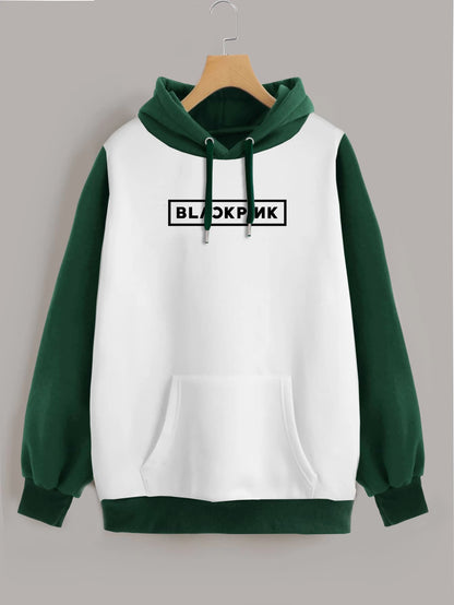 Buzo ancho hoodie Blackpink
