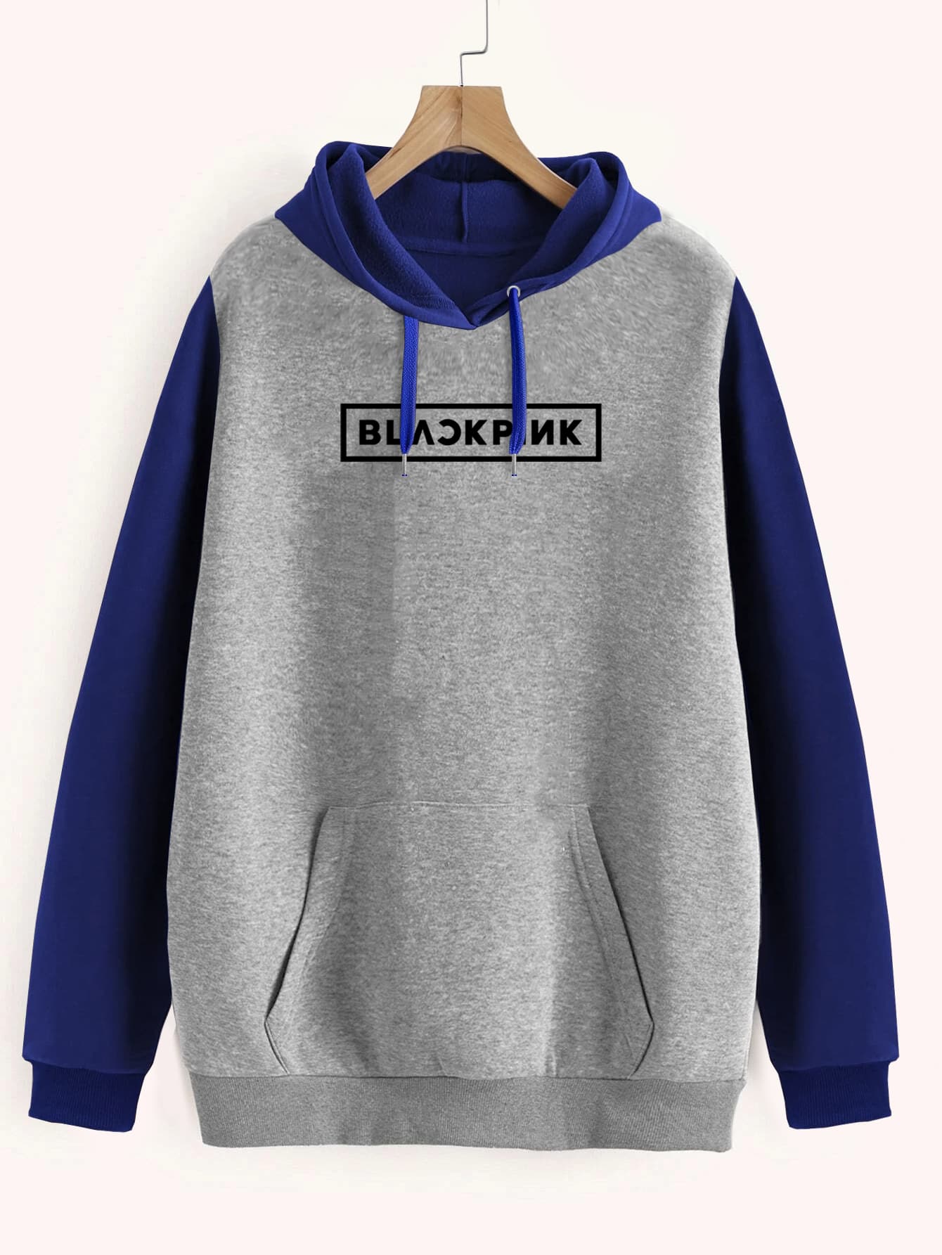 Buzo ancho hoodie Blackpink
