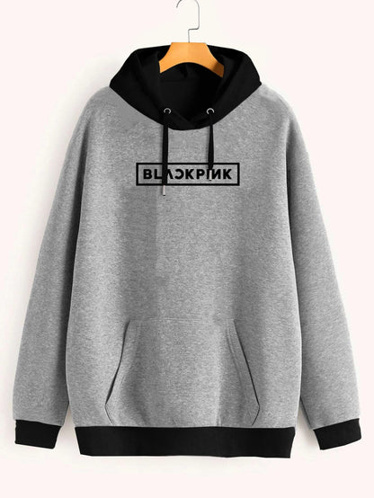 Buzo ancho hoodie Blackpink